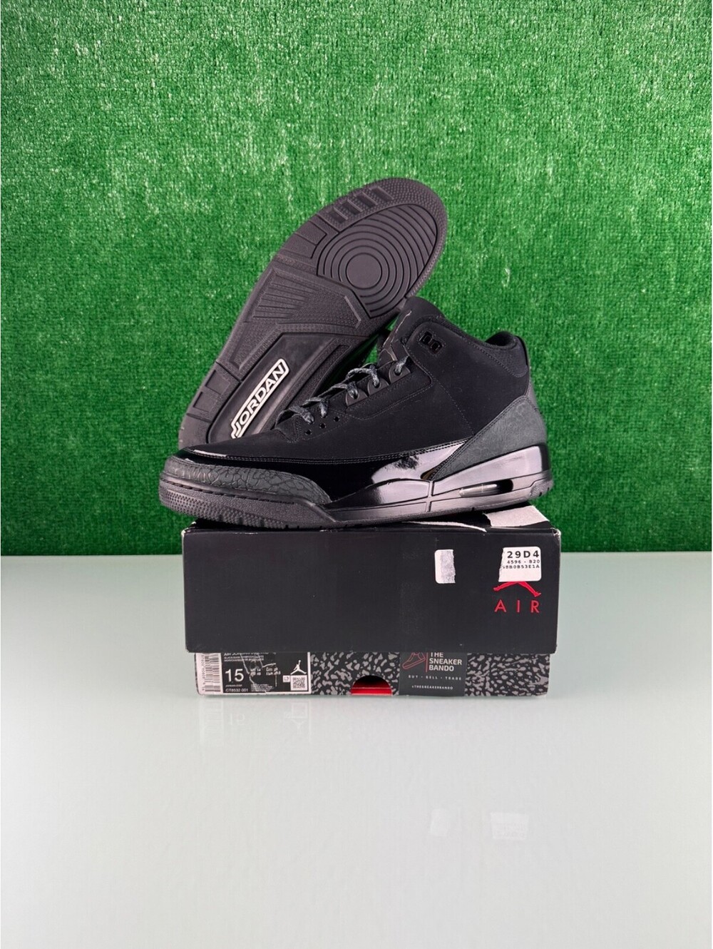 Size 15 - Air Jordan 3 Retro 2025 Black Cat